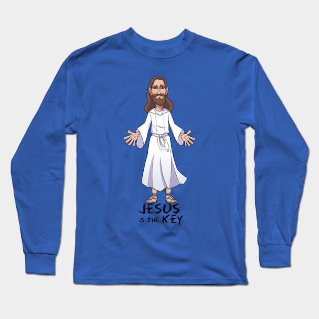 Jesus is the Key2 Long Sleeve T-Shirt by WithCharity